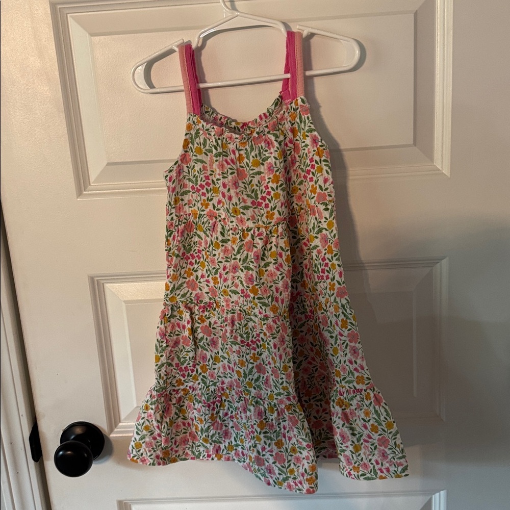 Mud Pie Floral Dress with Pink Accents 5T NWOT - Picture 2 of 4